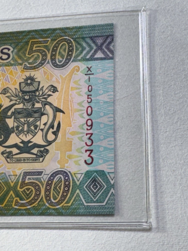 2013 Solomon Island $ 50 Banknote P# 35