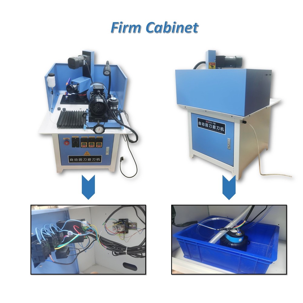 Automatic Round Blade Precision Sharpening Machine w Lamp and Emergency Switch