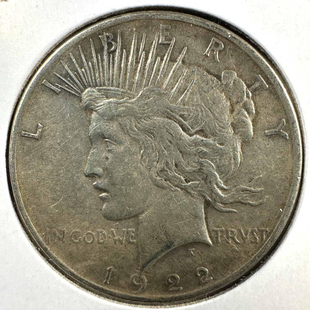 1922 $1 Silver Peace Dollar (89379)