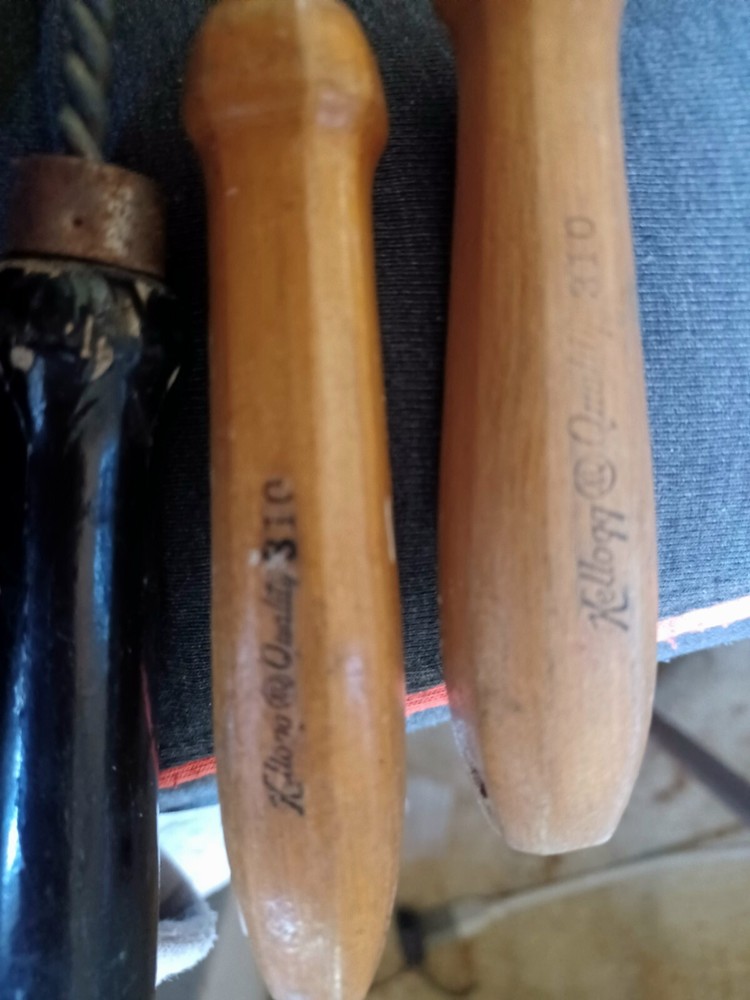 3 Vintage Bristle Bottle Cleaners Long Handle