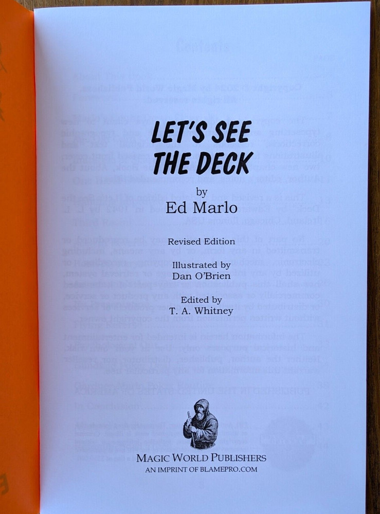 Let's See the Deck by Ed Marlo