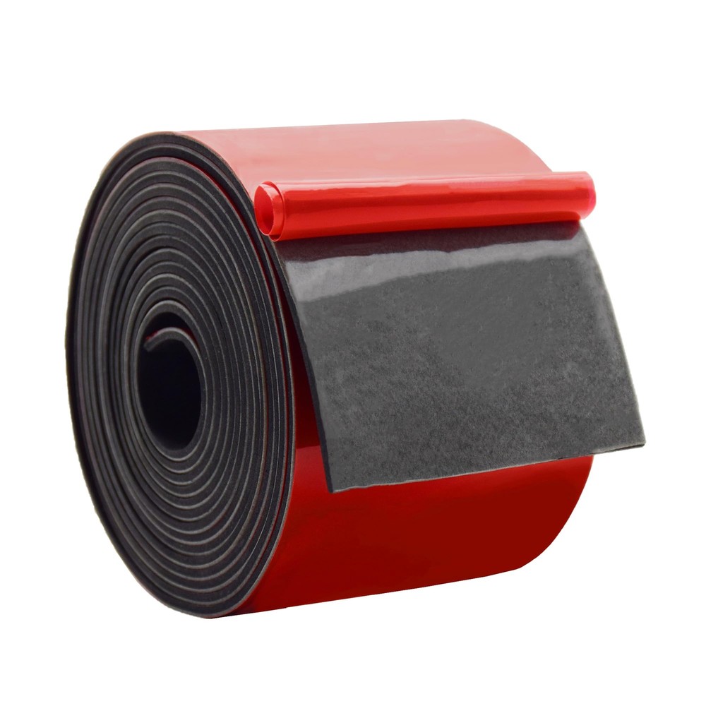 Solid Neoprene Rubber Strips with Adhesive Backing 1/16 .062" Thick x 3" Wide...