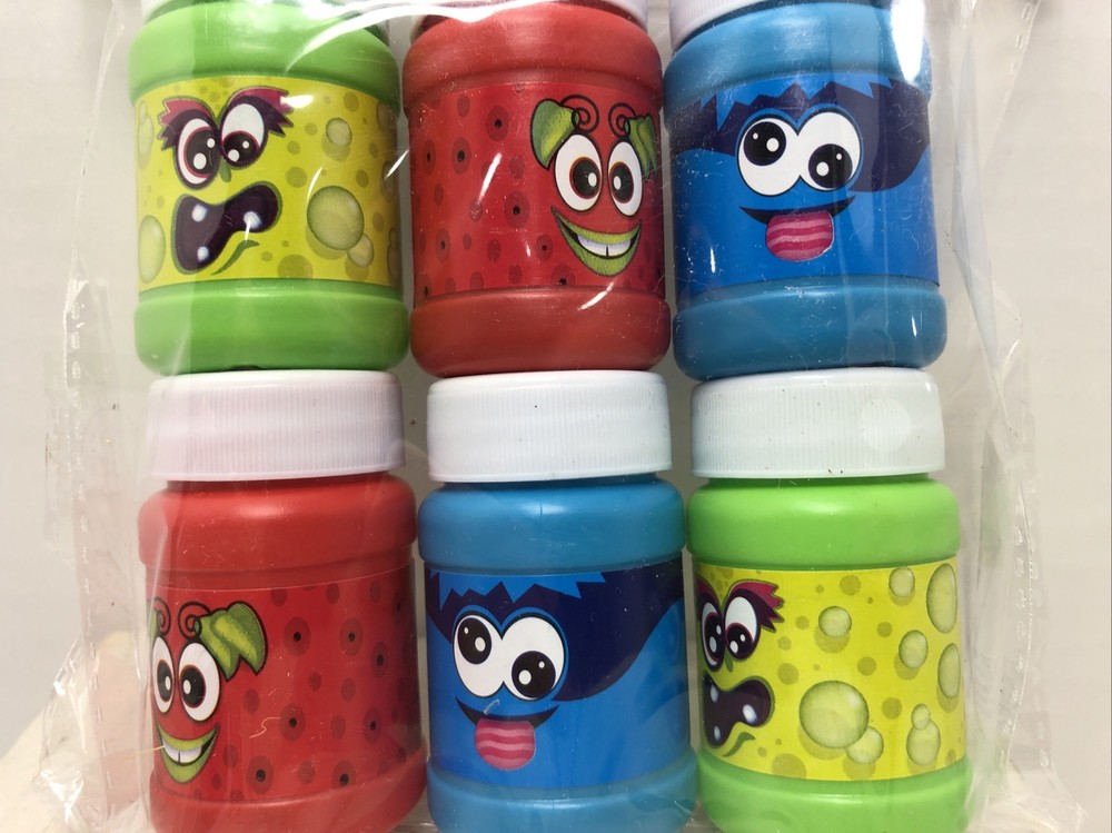Scentos Scented Bubbles 6-Pack Strawberry Green Apple Lemon