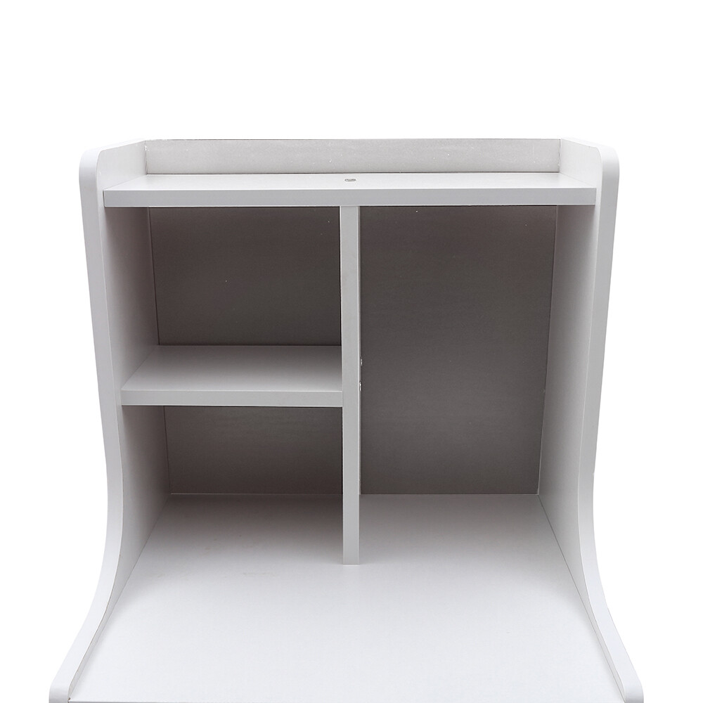 3-Drawer End Side Bedside Table Bedroom White Nightstand Organizer Storage Table