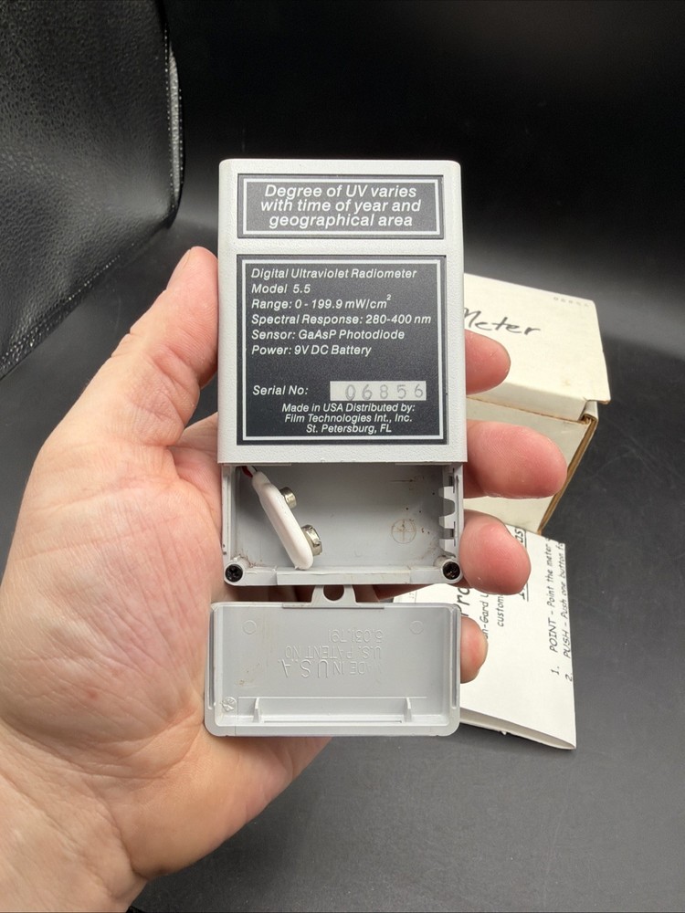 FTI Sungard Handheld Digital Ultraviolet Radiometer