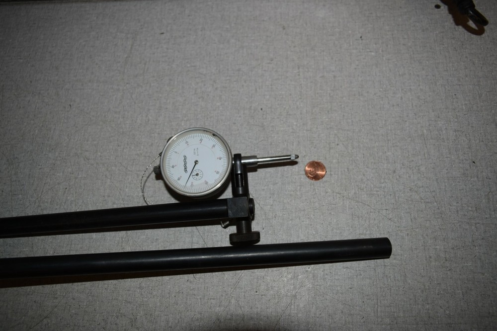 Flexbar .001" Dial Indicator Kit with Adjustable Arm Stand and Clamp Base