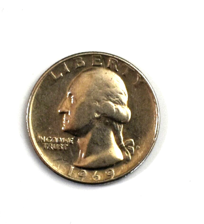 1969 D Quarter Missing Claw Error, Double Die, Partly Filled D RPM Strike Error
