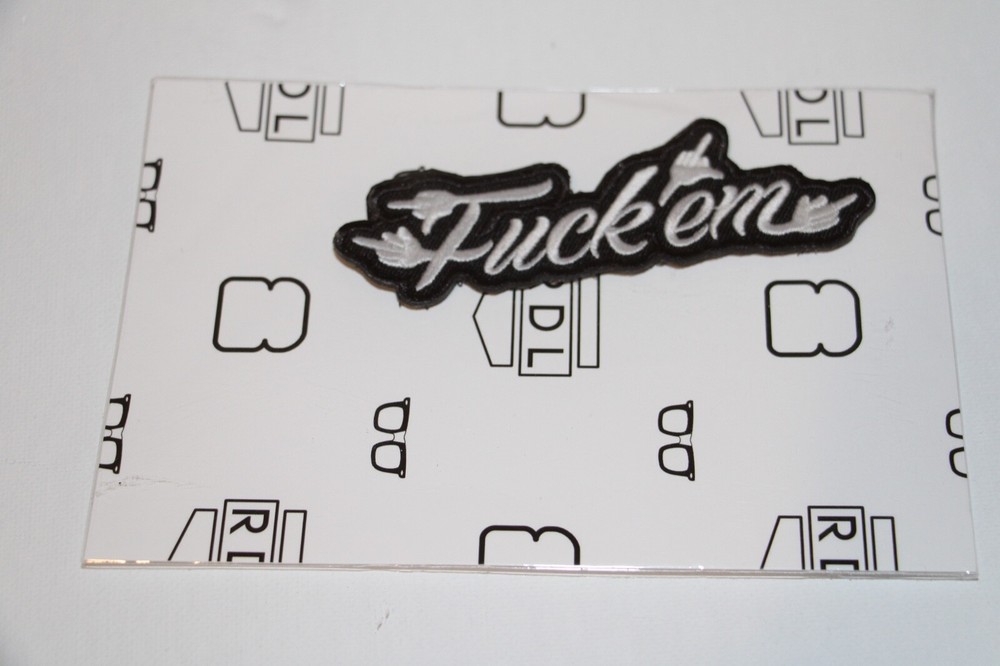 Rydex Collab White Black F**k’em Patch Embroidered