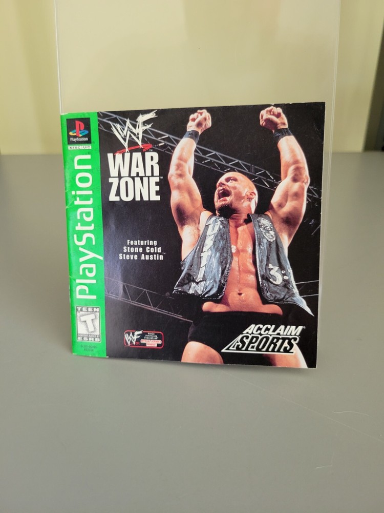 WWF War Zone PlayStation 1 Game Manual
