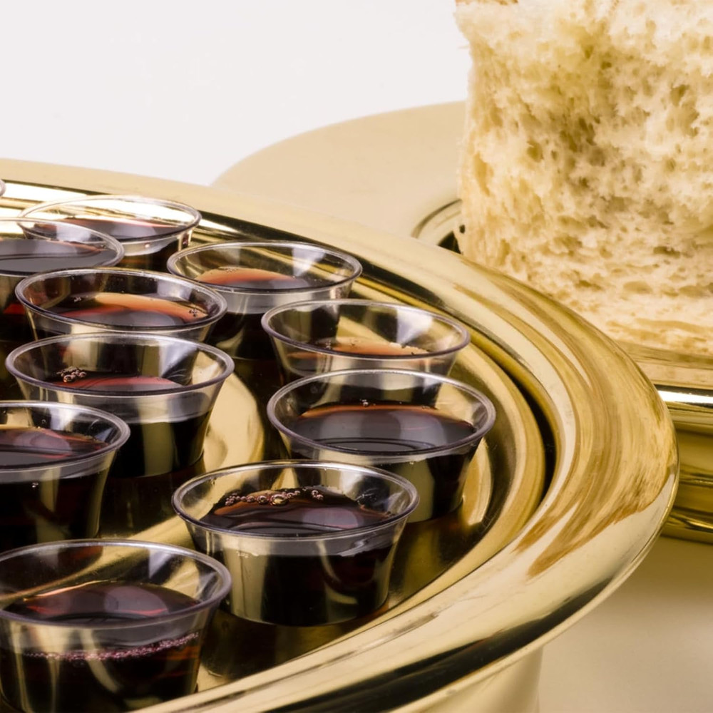 Bekith 1000 Pack Communion Cups, Plastic Disposable Cup Fits Standard Holy Commu