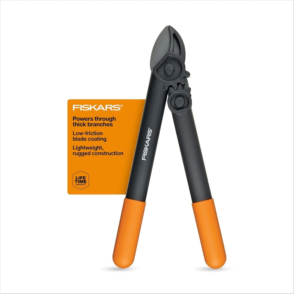 Fiskars 28" Loppers Tree Trimming Heavy Duty Rust-Resistant Sharp Bypass Steel