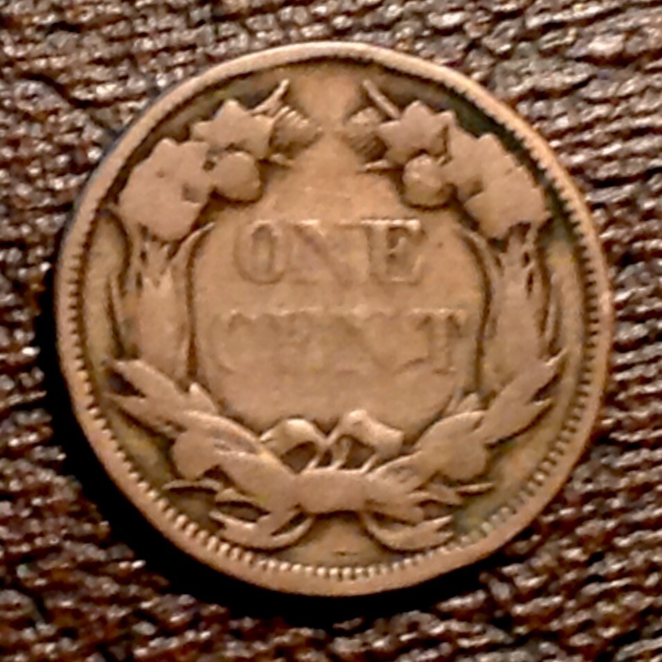 ~1857 US Flying Eagle Cent