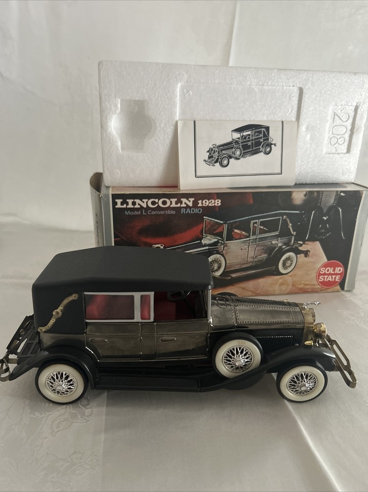 LINCOLN 1928 Model L Convertible RADIO SOLID STATE NIB Works!