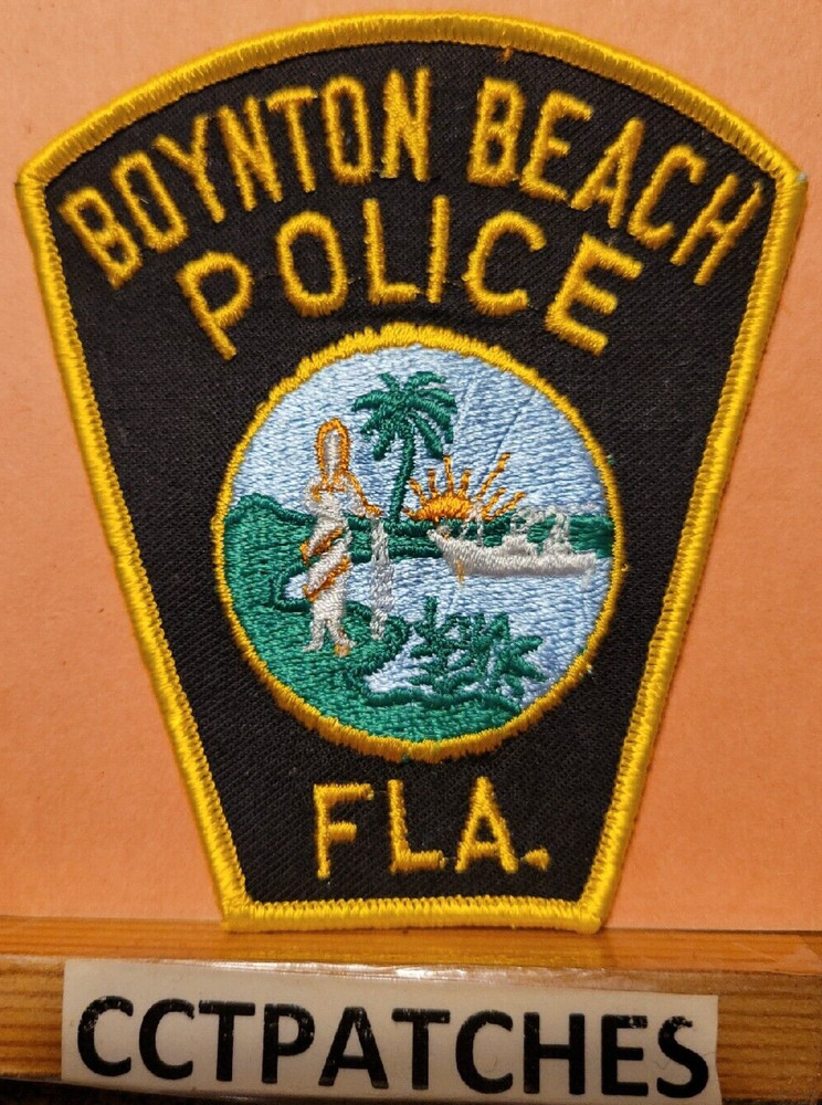 BOYNTON BEACH, FLORIDA POLICE SHOULDER PATCH FL