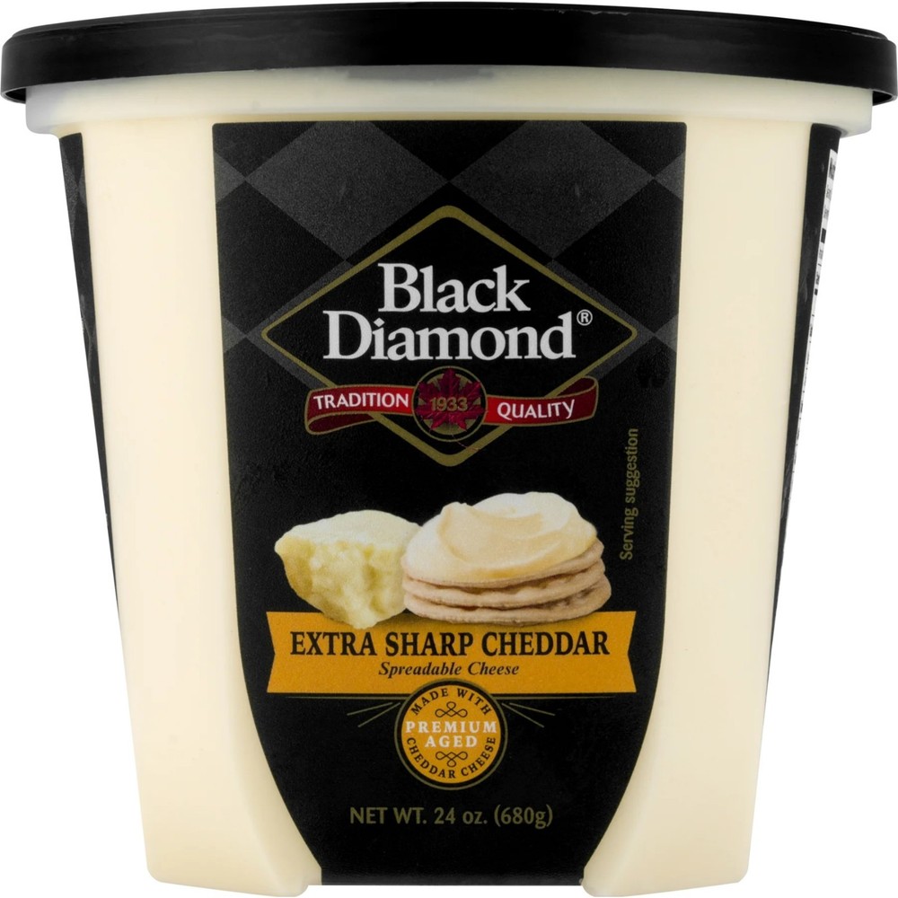 2Pack Black Diamond Extra Sharp Cheddar Spread 24 Oz