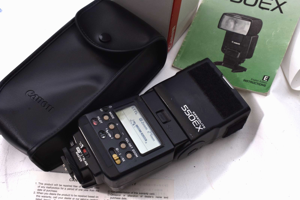 CANON 550 EX Flash Boxed EX Condition