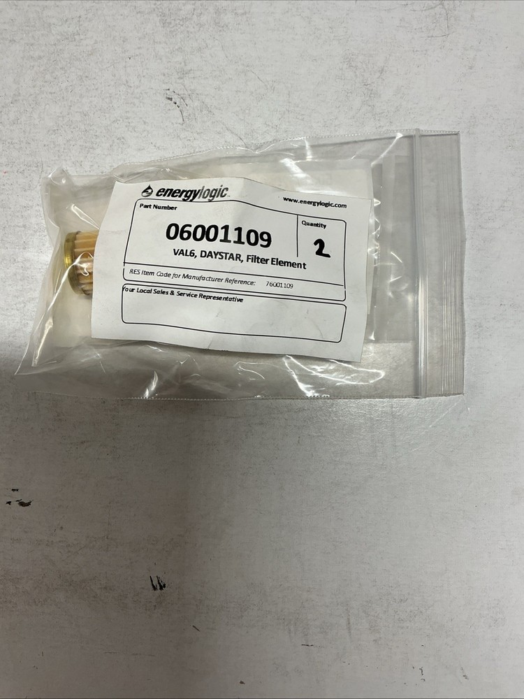 2x energylogic val6 daystar filter element 0601109