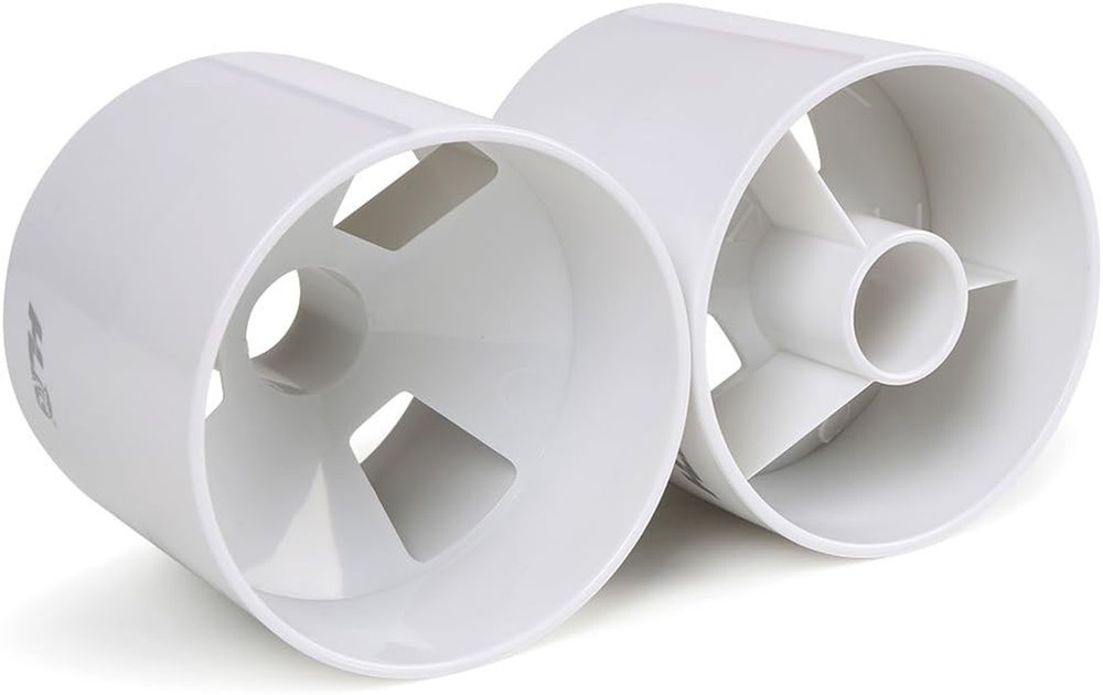 4" Practice Green Golf Cup - Bright White Plastic 2Pcs