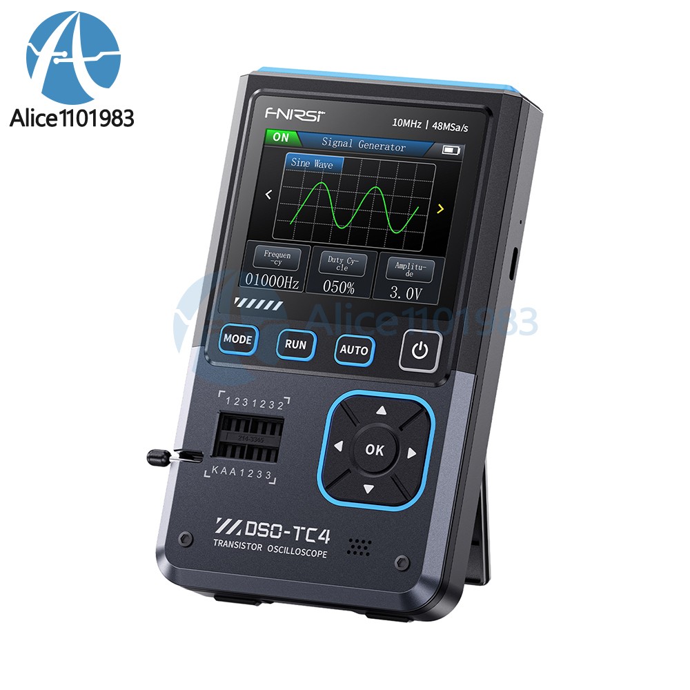 DSO-TC4 Oscilloscope Transistor Tester Electronics Component Tester 10MHz 48Ms/s