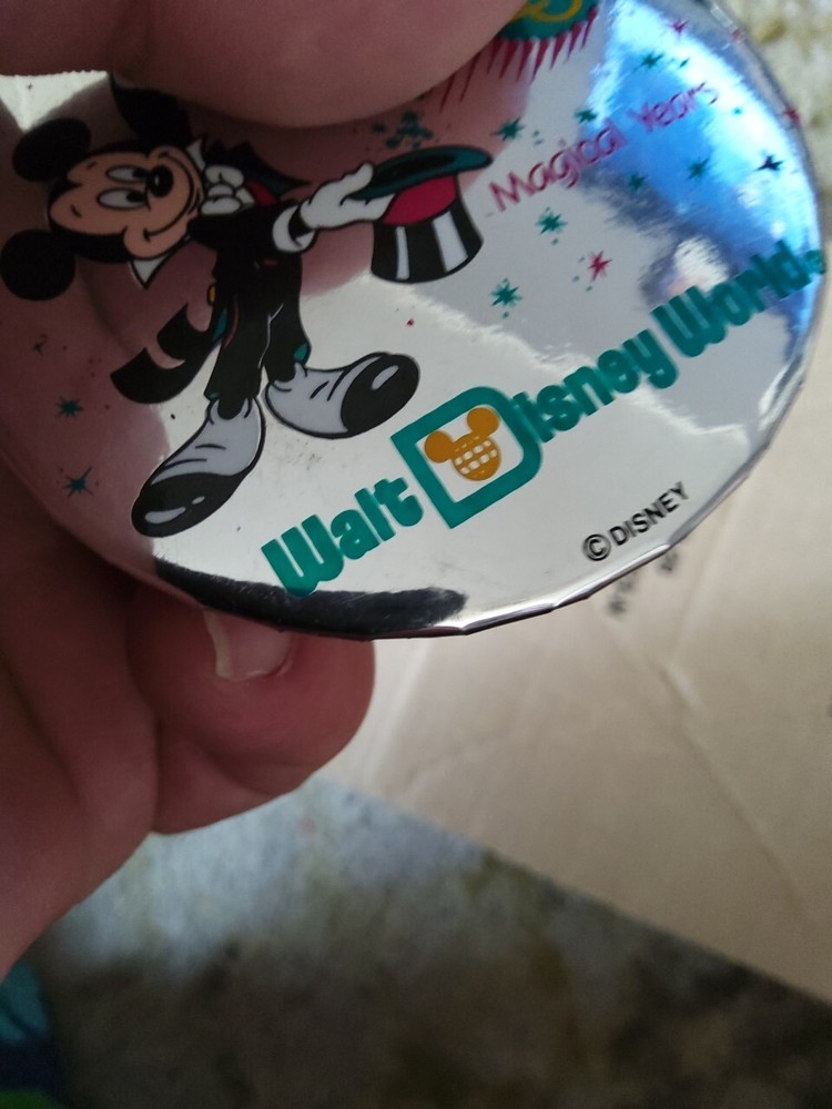 Walt Disney world 20 magical years Pinback Button