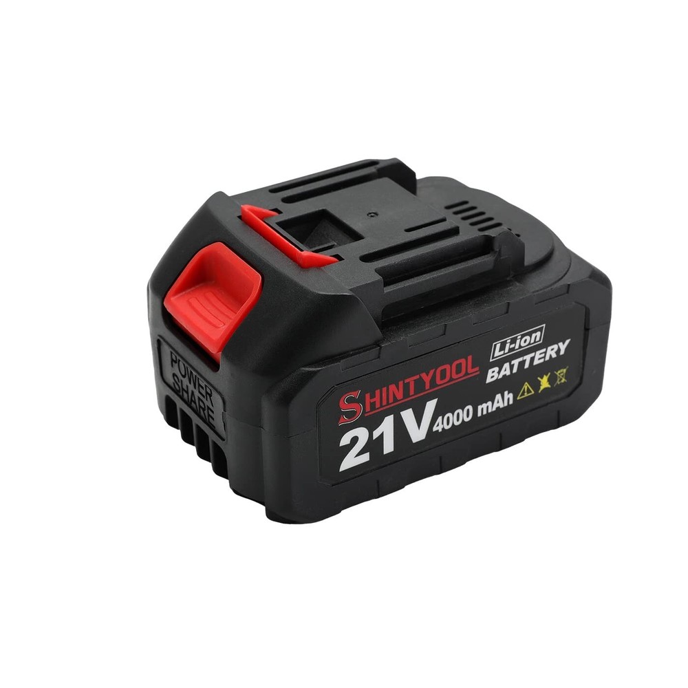 21V Lithium Battery - 4.0 Ah Battery with Charger Adapter Led Indicator