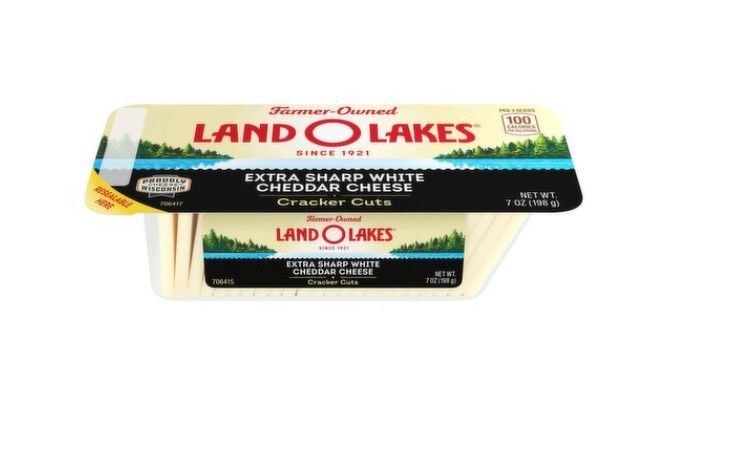 Land O Lakes Cracker Cuts Extra Sharp White Cheddar Cheese, 7 oz (3 Pack)