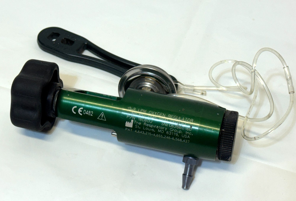 0-8 LPM Oxygen Regulator 50 PSI Respiratory Group