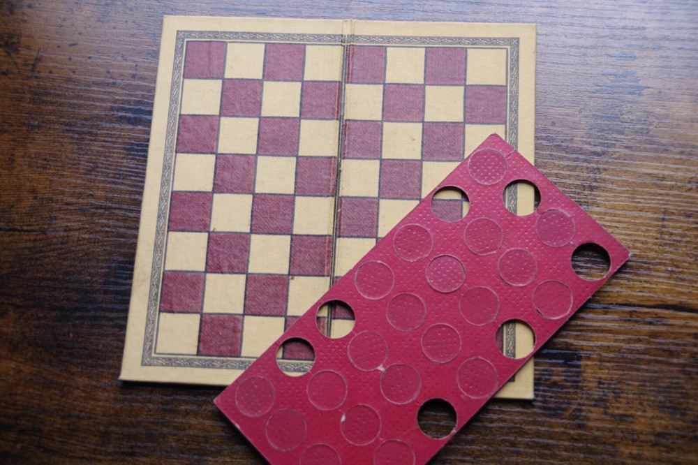 WW1 US Army Trench Checkers Game Set