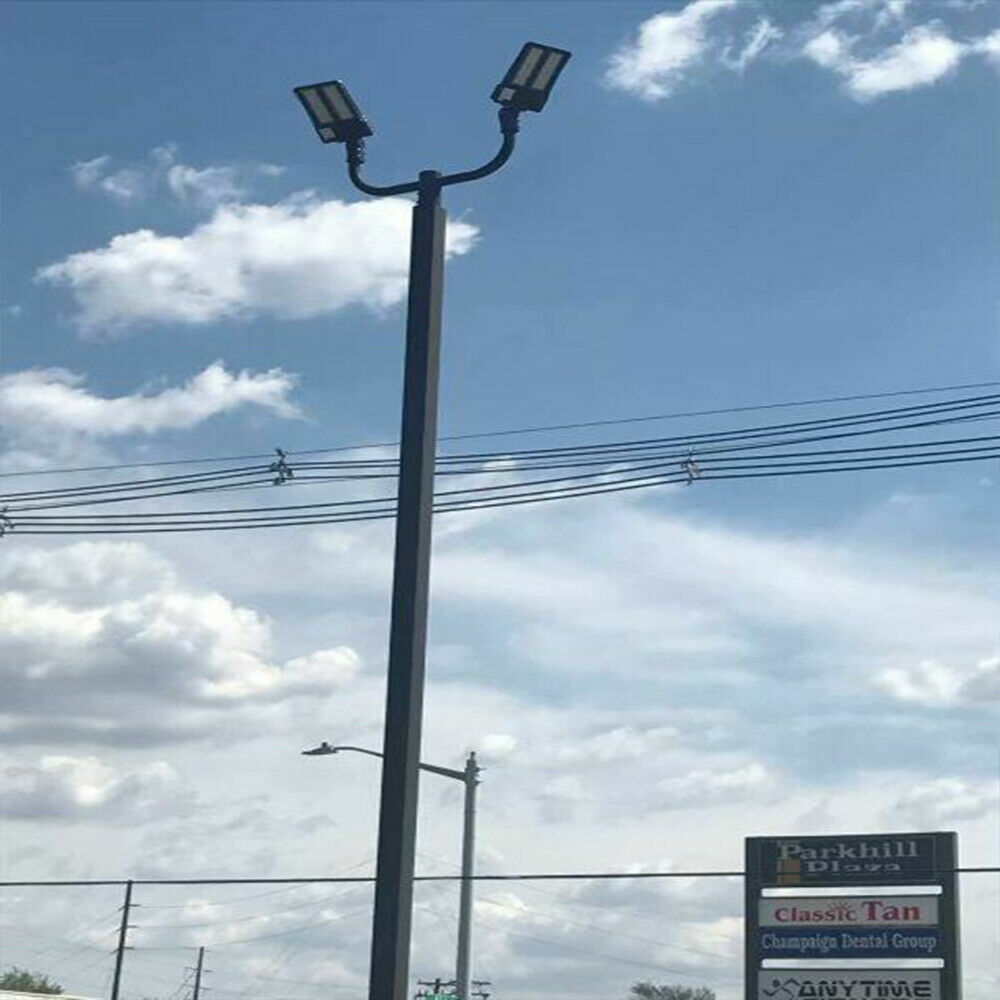 Bullhorn Pole Light Bracket Adapter Light Fixture Mount, Pole Top Mount Bracket