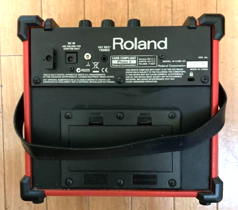 ROLAND MICRO CUBE GX Red Guitar Amp From Japan