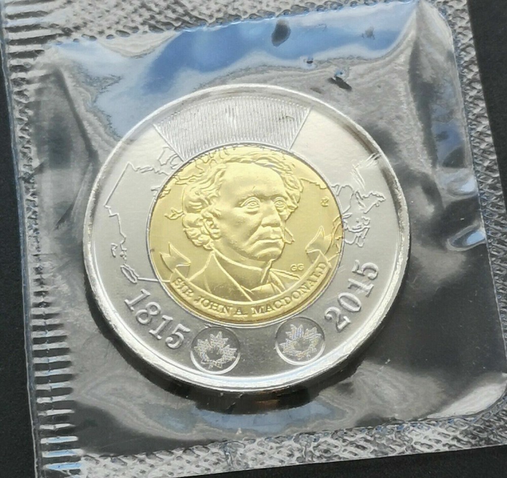 2015 CANADA $2 SIR JOHN A. MACDONALD