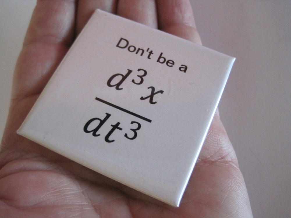 Don't Be A d3x/dt3 Pin Badge