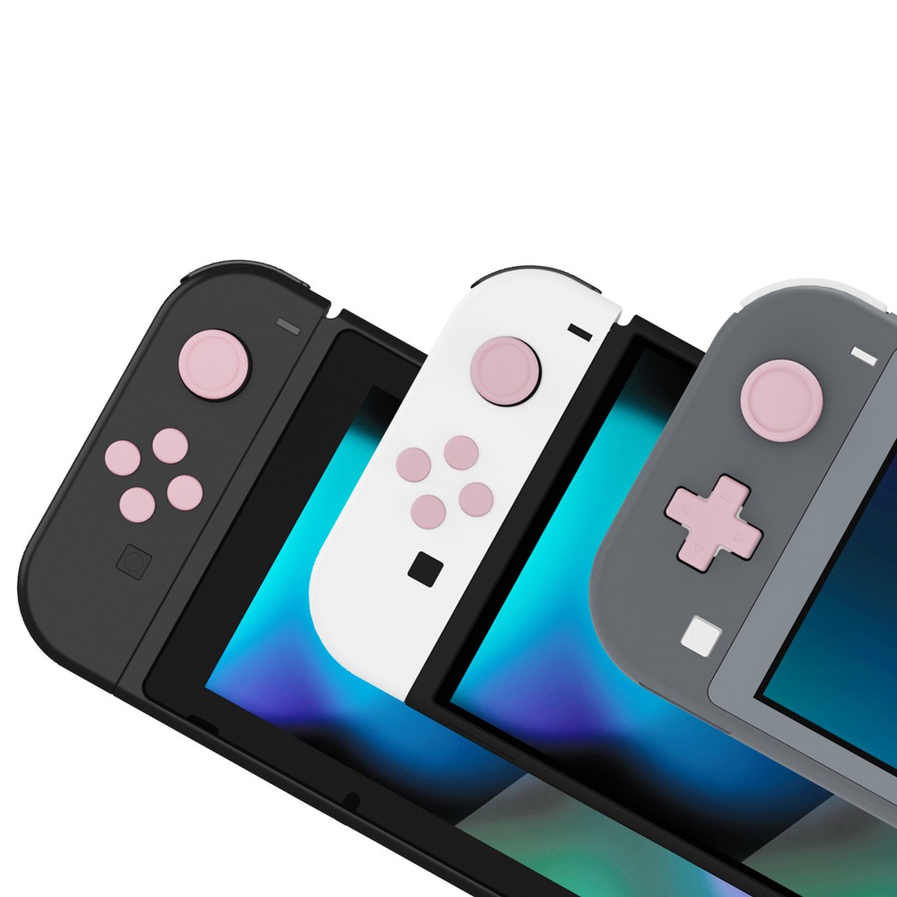PlayVital Case Button Covers Thumb Grip Set for Nintendo Switch/OLED/Switch Lite
