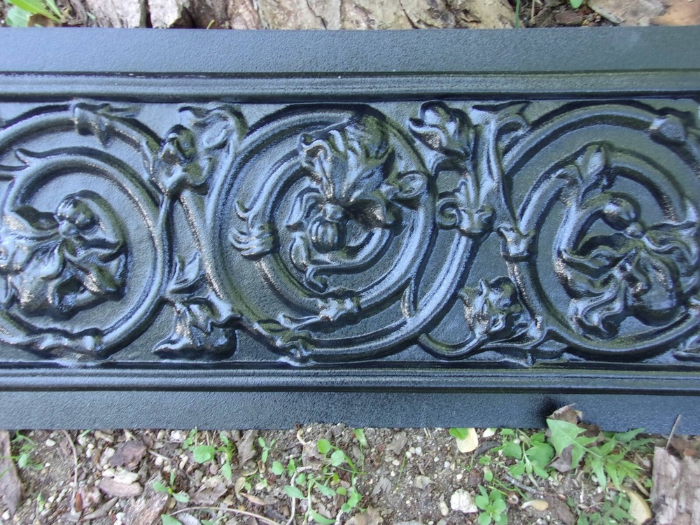 Pineapple trim decor plastic mold cement plaster casting mould 21" x 8" x 1/2"
