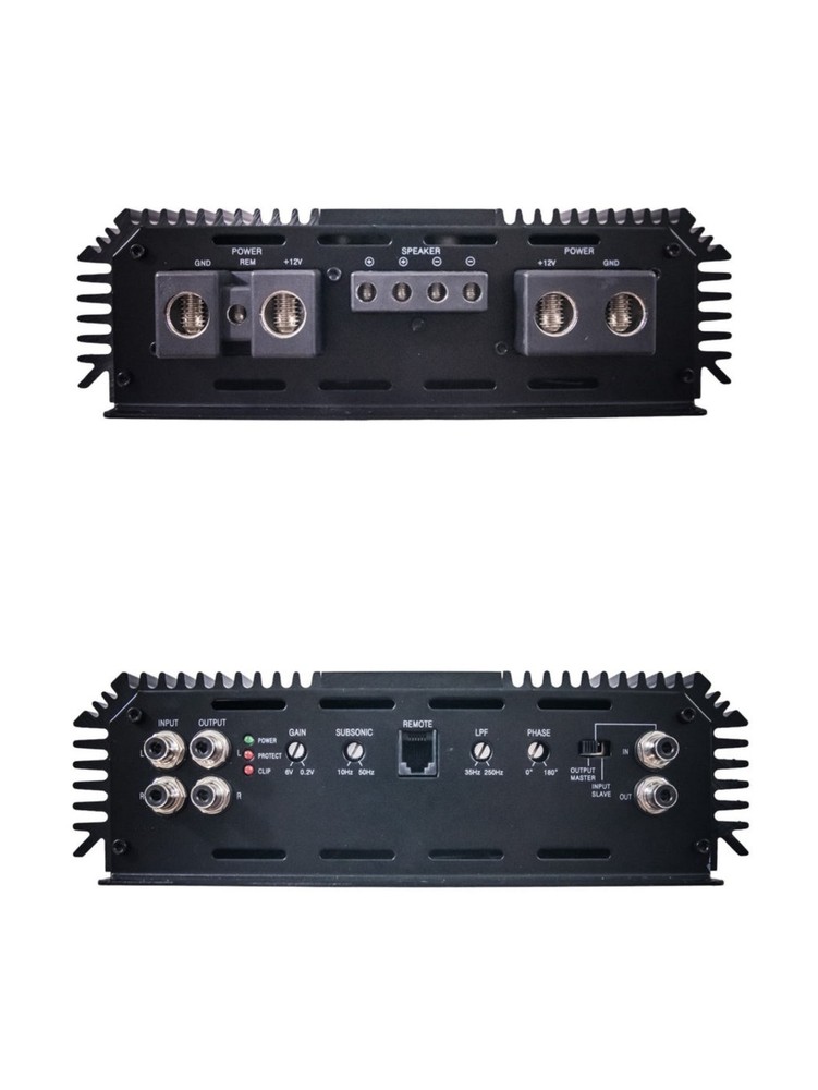 Ruthless Audio 4500.1 Monoblock Class D Black And Red