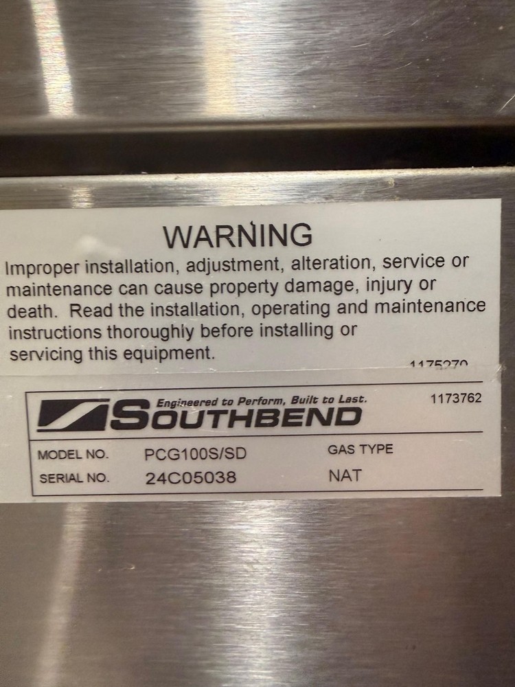 Southbend PCG100S/SD Platinum Double Stack Standard Depth Gas Convection Oven