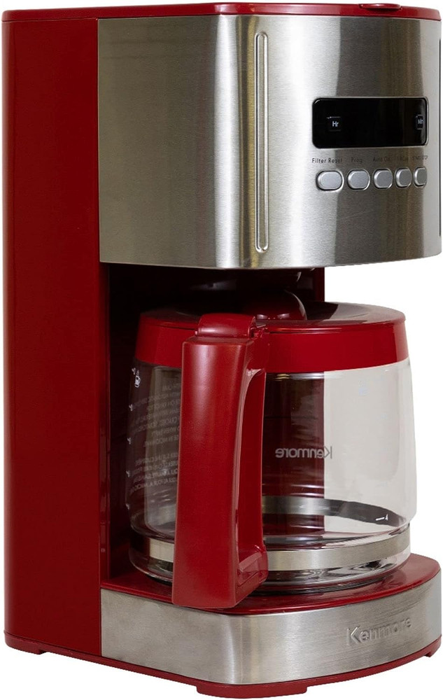 40707 12 Cup Programmable Coffee Maker in Red