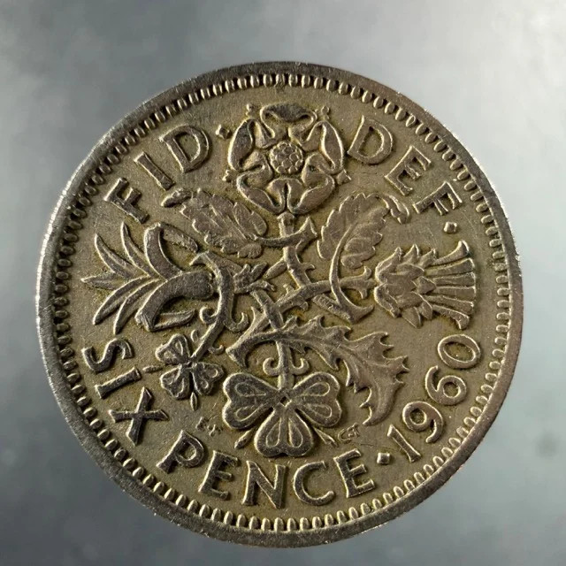 1960 Great Britain 6d Sixpence Elizabeth II