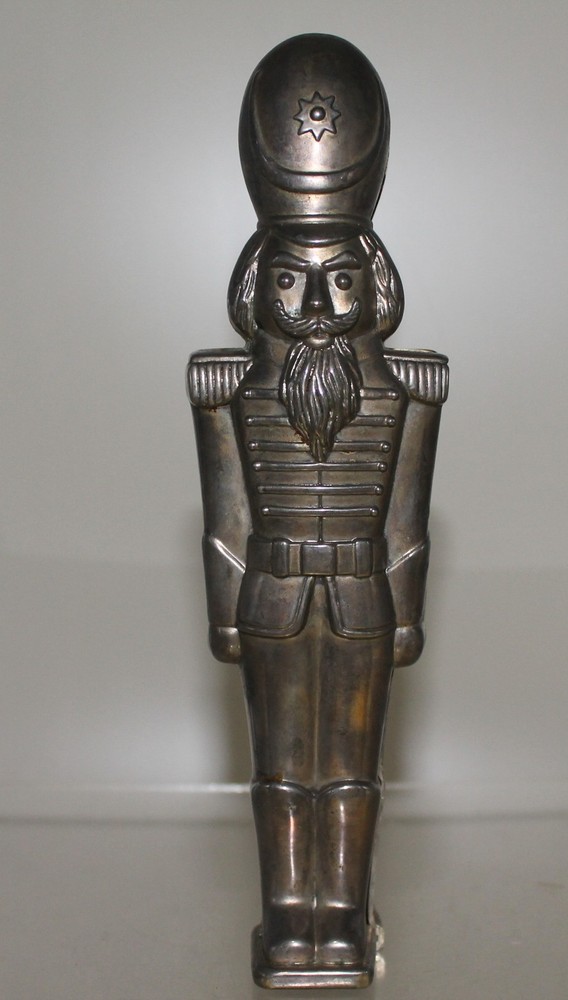 1993 Godinger Toy Soldier Silver Plated Nutcracker