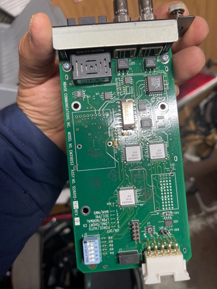 NBase Communications Fiber Driver EM316DS3 Card