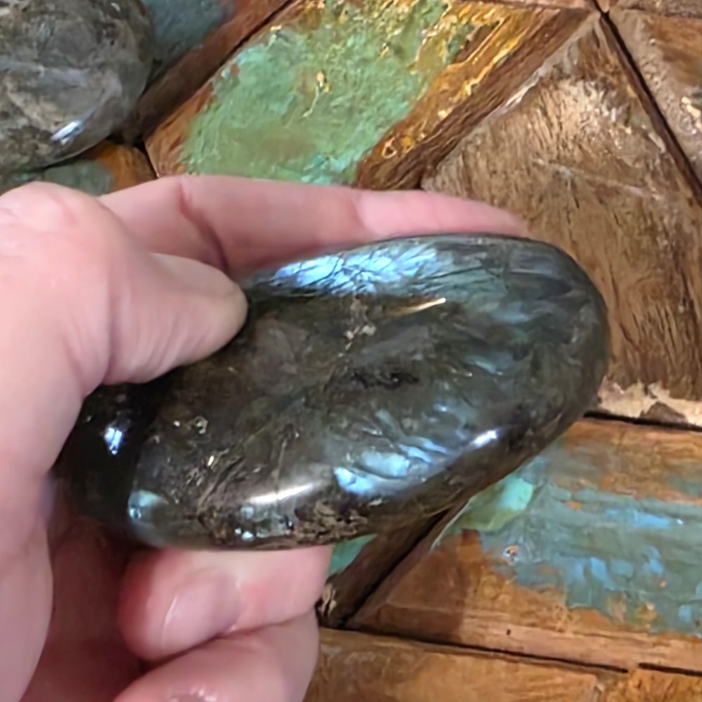 Labradorite Palm Stones- Extra Large- All Have Flash!