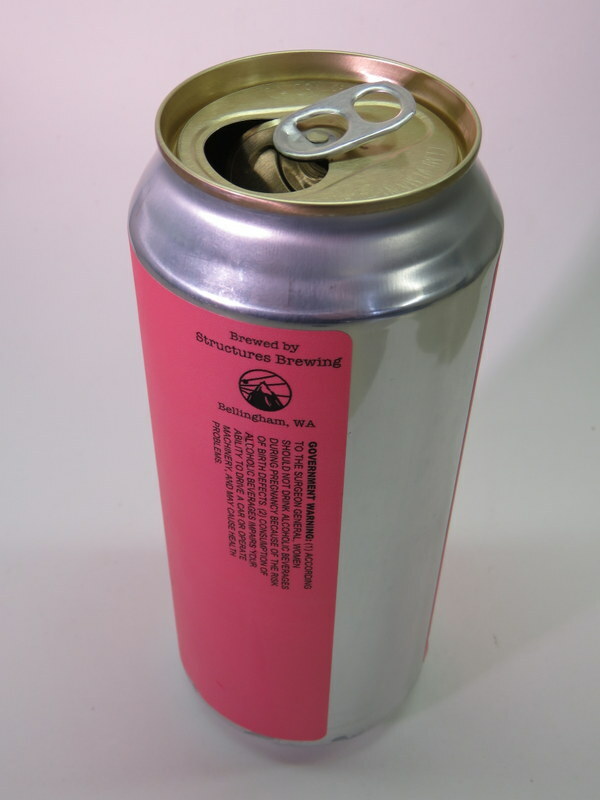 Craft Beer Can ~ STRUCTURES Brewing West Coast 2x IPA ~ Bellingham, WASHINGTON