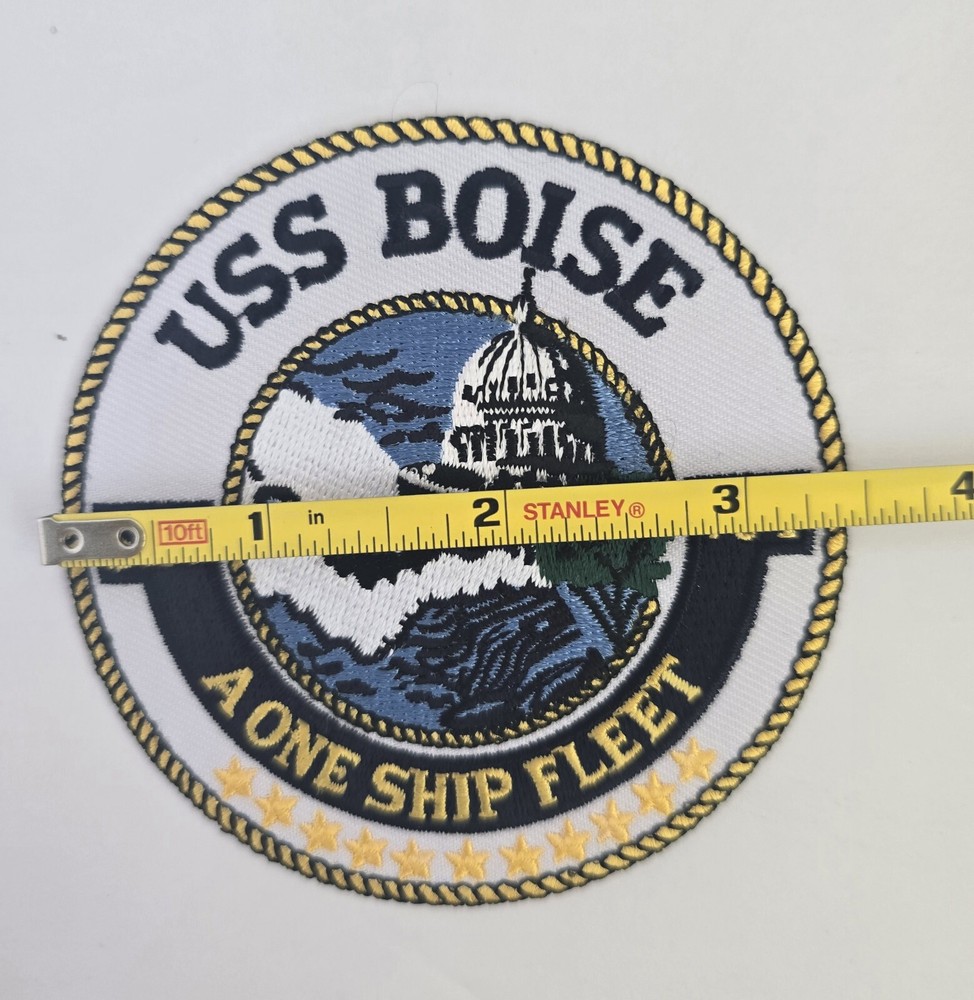 USS BOISE Patch SSN 764 COMMAND PATCH 3.5 inch Sew On