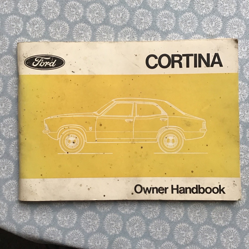 ford cortina Owners Handbook