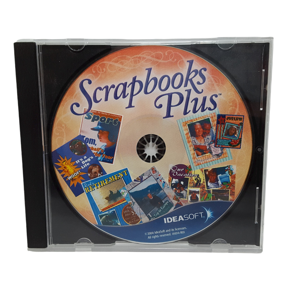 Scrapbooks Plus PC CD ROM Paper Crafts Instructional Software Designs 2004