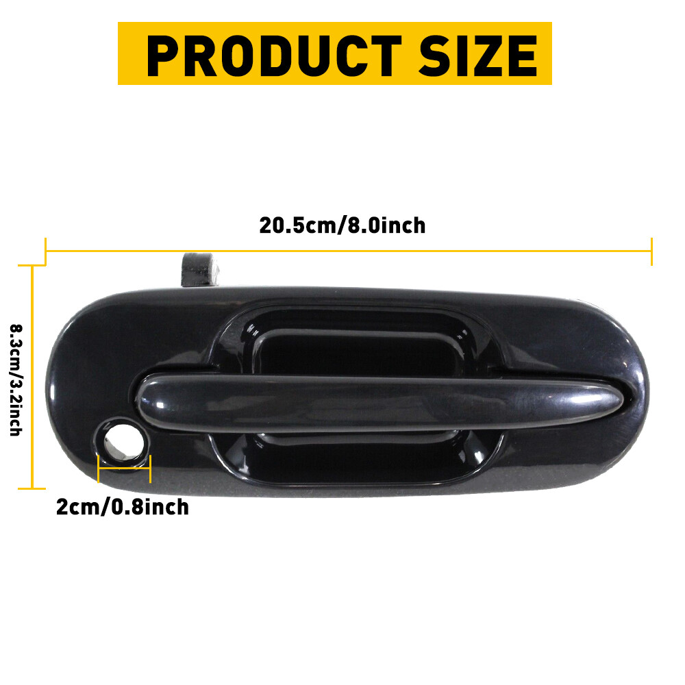 Front Outer Outside Exterior Door Handle Driver Side LH Left for 97-01 CR-V CRV