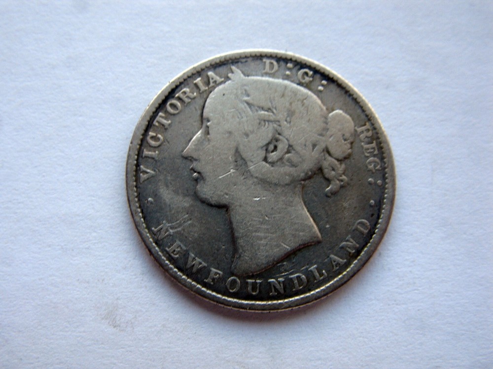 1872 Newfoundland 20 cent