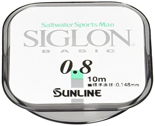 SUNLINE nylon line SIGLON basic 10m 0.8 No. natural clear 3lb