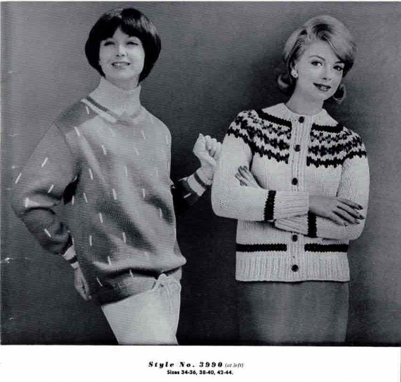 Knitting Pattern Fleisher Sweater Book Cardigans Pullovers Jackets 1961 Vintage