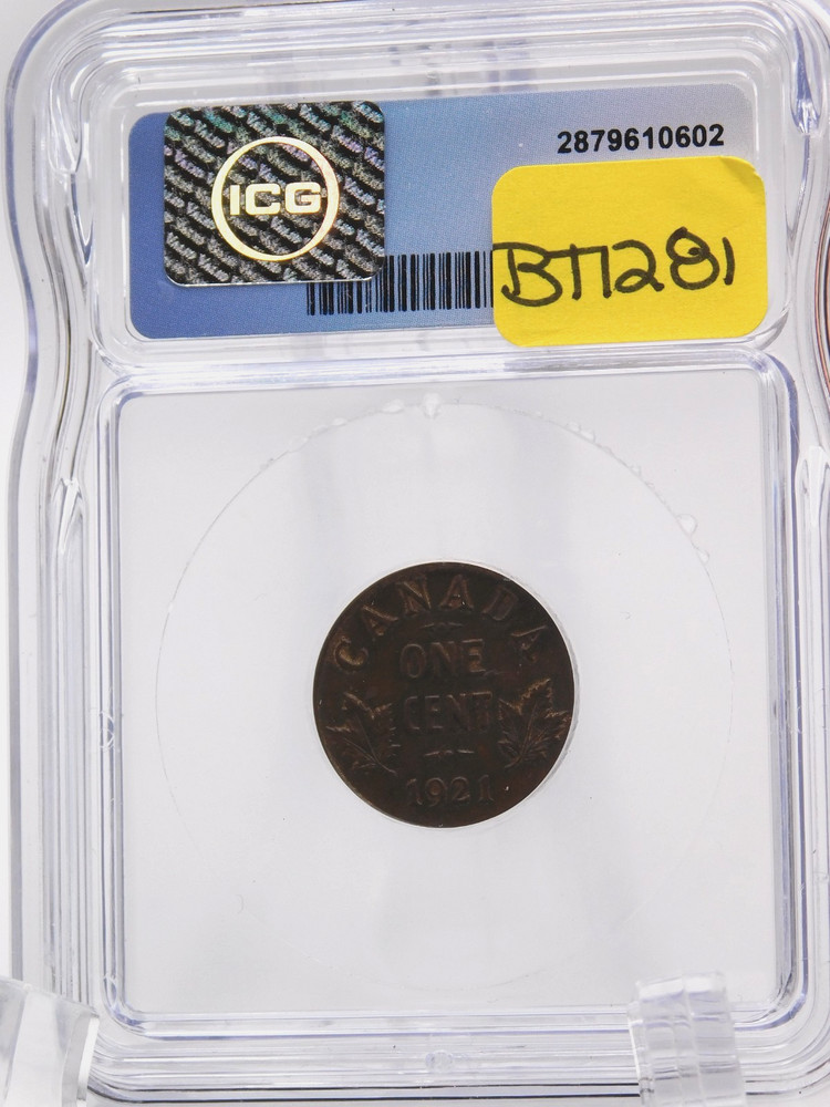 1921 Canada One Cent ICG MS63 (BT1281)